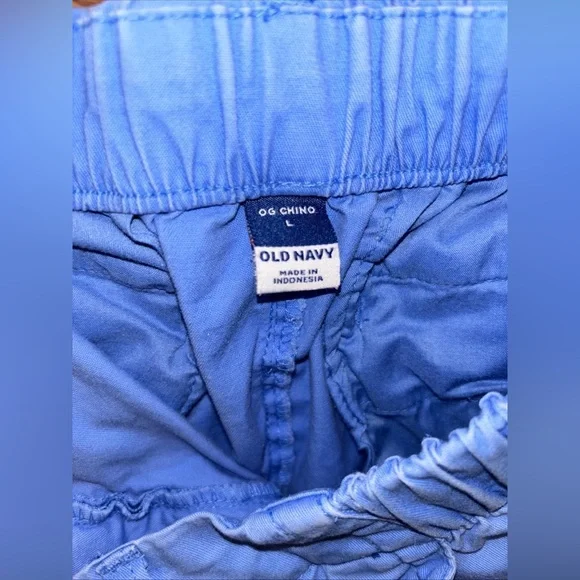 2 PAIRS Old Navy OG Chino Shorts 3.5 Inch Inseam W Elastic Back Womens Sz Large - Picture 5 of 7